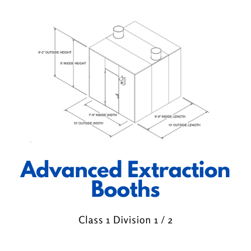 Advanced Extraction Booth: 10' x 10' x 9'