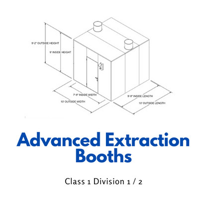 Advanced Extraction Booth: 10' x 10' x 9'