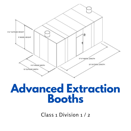 Advanced Extraction Booth: 10' x 20' x 9'