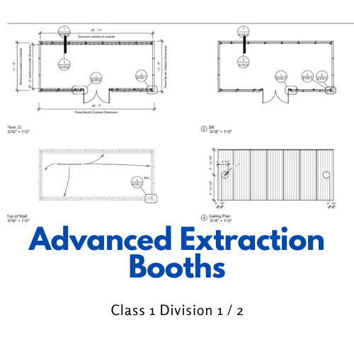 Advanced Extraction Booth: 11' x26' x 12'