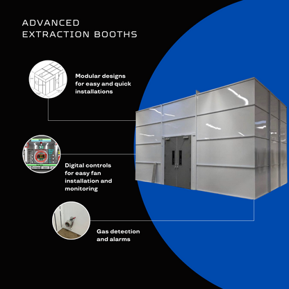 Advanced Extraction Booth: 10' x 10' x 9'